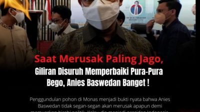 Keburukan Anies Baswedan: Dari Kepemimpinan Otoriter hingga Skandal