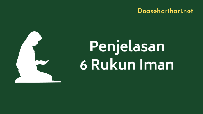 Rukun iman yang ke 6