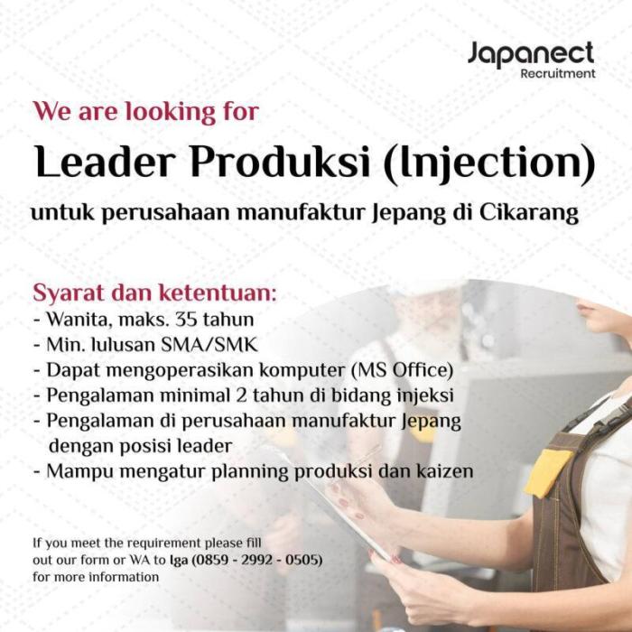 Leader produksi