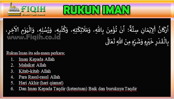 Arti rukun iman