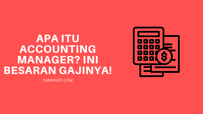 Gaji manager accounting