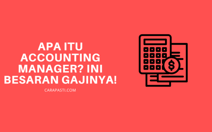 Gaji manager accounting