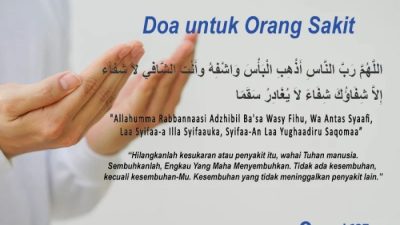 Doa kesembuhan untuk orang sakit laki laki